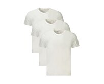 Calvin Klein LV00NB4051 Pánské trička bílá tri-pack M bílá, M