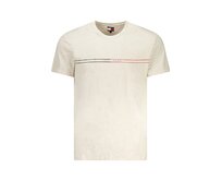 Tommy Jeans DM0DM20779 Pánské tričko béžové XL béžová, XL