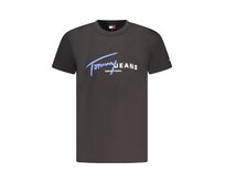 Tommy Jeans DM0DM20817 Pánské tričko černé S černá, S