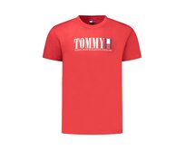 Tommy Jeans DM0DM21941 Pánské tričko červené M červená, M