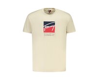 Tommy Jeans DM0DM21940 Pánské tričko béžové XL béžová, XL