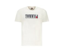 Tommy Jeans DM0DM21941 Pánské tričko bílé S bílá, S