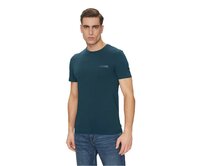 Guess Jeans U5GM30 KCPZ1 Pánské tričko tmavě tyrkysové M Tmavá tyrkysová, M