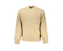 Calvin Klein J30J324621 Pánská mikina béžová S béžová, S