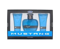 Ford Mustang Blue Eau De Toilette For Men 100 ml + After-Shave Balm 100 ml + Body Wash For Hair & Body 100 ml