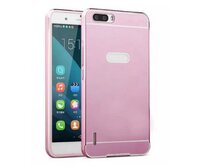 Hliníkový kryt SHINY pro Huawei Honor 6 Plus - Růžový růžová, Hliník