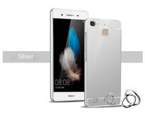 Hliníkový obal kryt pouzdro pro Huawei Ascend P7 - Stříbrný Stříbrná, Hliník