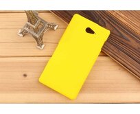Luxusní kryt pro Sony Xperia M2 Aqua - žlutý Žlutá, Plast