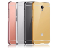 Kcatoon Hliníkový MIRROR kryt pro Xiaomi Redmi Note 5A - Zlatý Zlatá, Hliník