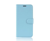 SLEVE Kožené pouzdro CLASSIC pro Doogee X70 - modré modrá, Umělá kůže