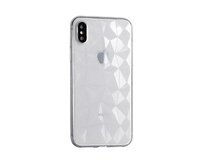 Silikonový obal Prism Diamond pro HUAWEI MATE 20 - transparentní transparentní, silikon