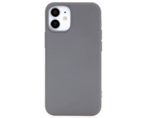 Silikonový kryt SOFT pro iPhone 12 Mini (5,4) - tmavě šedý šedá, silikon