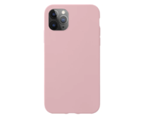 Silikonový kryt SOFT pro iPhone 12/ 12 Pro (6,1) - pískově růžový růžová, silikon