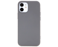 Silikonový kryt SOFT pro iPhone 12/ 12 Pro (6,1) - tmavě šedý šedá, silikon