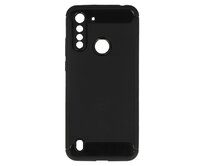 Silikonový obal CARBON pro MOTOROLA MOTO G8 POWER LITE - černý černá, silikon