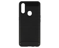 Silikonový obal CARBON pro OPPO A31 - černý černá, silikon