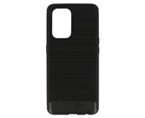 Silikonový obal CARBON pro OPPO A95 - černý černá, silikon