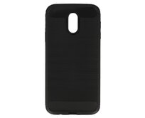Silikonový obal CARBON pro SAMSUNG GALAXY J3 2017 - černý černá, silikon