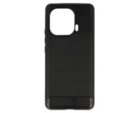 Silikonový obal CARBON pro XIAOMI MI 11 PRO - černý černá, silikon