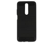 Silikonový obal CARBON pro XIAOMI POCO X2 - černý černá, silikon