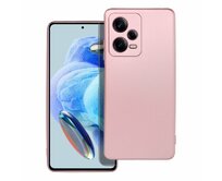 Case4Mobile Pouzdro METALLIC pro XIAOMI Redmi NOTE 12 Pro 5G - růžové růžová, silikon