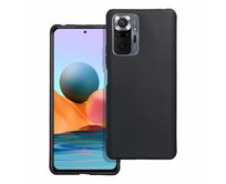 Case4Mobile Silikonový obal MATT pro Xiaomi Redmi Note 10 Pro, Redmi Note 10 Pro Max - černý černá, silikon