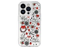 Tel Protect Christmas průhledné pouzdro pro Samsung S23 FE - vzor 5 Vánoční ozdoby Motiv, silikon