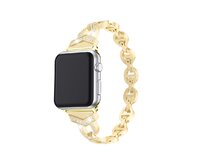 Case4mobile Řemínek Crystal pro Apple Watch 42/44/45/49 mm - zlatý Zlatá, kov