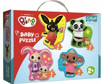 TREFL Baby puzzle Bing 4v1 (3,4,5,6 dílků) papír