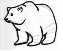 Nášivka - aplikace medvěd lední UNI