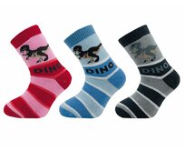 Dětské ponožky froté Dino vel 14-15 cm 14-15