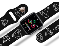 Apple watch řemínek diamant - 38/40/41mm, barva pásku černá