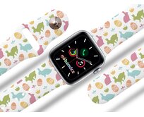 Apple watch řemínek Velikonoce - Bílá - 42/44/45mm