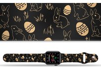 Apple watch řemínek Velikonoce 2 - Černá - 42/44/45mm