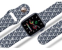 Apple watch řemínek Rybí šupiny - Modrá - 38/40/41mm