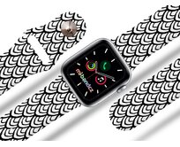 Apple watch řemínek Rybí šupiny - Bílá - 42/44/45mm