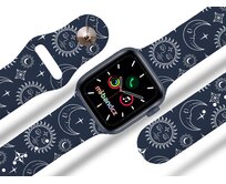 Apple watch řemínek Hvězdárna v bílém - Modrá - 38/40/41mm