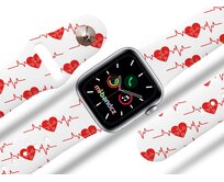 Apple watch řemínek EKG puzzle - Bílá - 42/44/45mm
