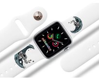 Apple watch řemínek Těžba bitcoinu - Bílá - 42/44/45mm