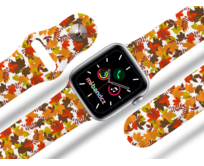 Apple watch řemínek Podzimní listí - 42/44/45mm