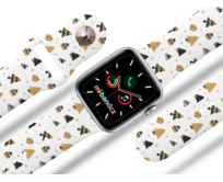 Apple watch řemínek Vánoční stromky s dárky - 42/44/45mm