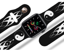Apple watch řemínek Jin Jang - 38/40/41mm, barva pásku černá