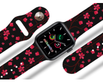 Apple watch řemínek Sakura - Černá - 38/40/41mm