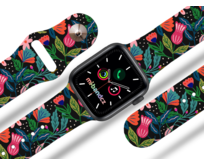 Apple watch řemínek Džungle - 42/44/45mm, barva pásku černá