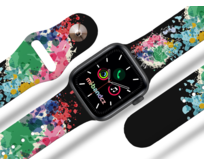Apple watch řemínek Jelen v abstrakci - Černá - 38/40/41mm