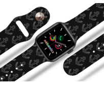 Apple watch řemínek Kotvičky - Černá - 38/40/41mm