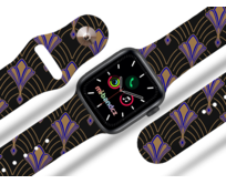 Apple watch řemínek Ozdoby - Černá - 42/44/45mm
