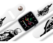 Apple watch řemínek MTB sjezdy - 38/40/41mm, barva pásku bílá
