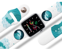 Apple watch řemínek Voda - Bílá - 42/44/45mm