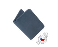 Kožená peněženka  Wallet XL, modrá